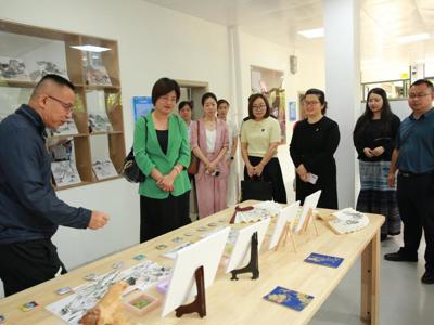 对标先进拓思路　互学互鉴共提升——广西工商学校赴广西民族中等专业学校开展交流学习