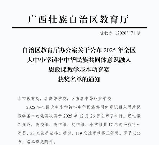 喜报 | 我校两支教师团队在全区思政课教学竞赛中斩获佳绩